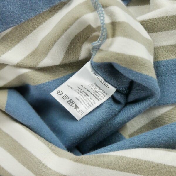 Polo manches longues homme bleu Lacoste Motif a rayures Col Polo