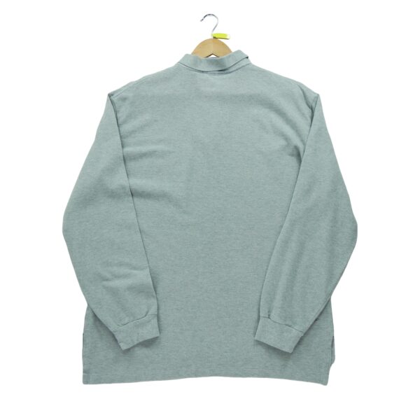 Polo manches longues homme gris Polo Ralph Lauren Col Polo