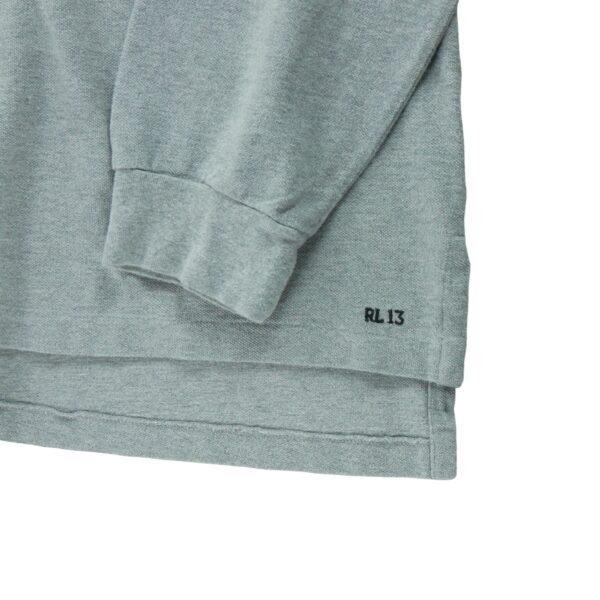 Polo manches longues homme gris Polo Ralph Lauren Col Polo