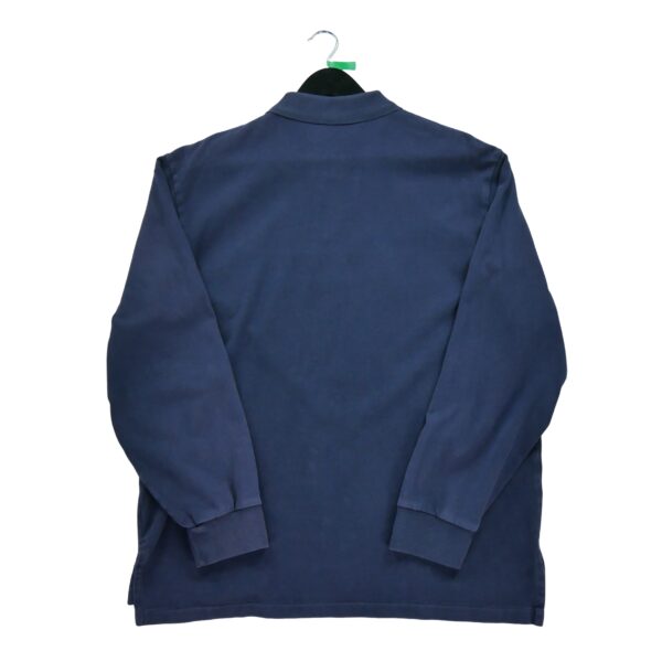 Polo manches longues homme marine Polo Ralph Lauren Col Polo