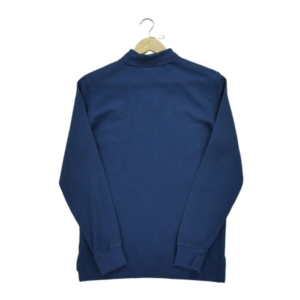 Polo manches longues homme marine Polo Ralph Lauren Col Polo
