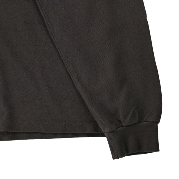 Polo manches longues homme marron Lacoste Col Polo