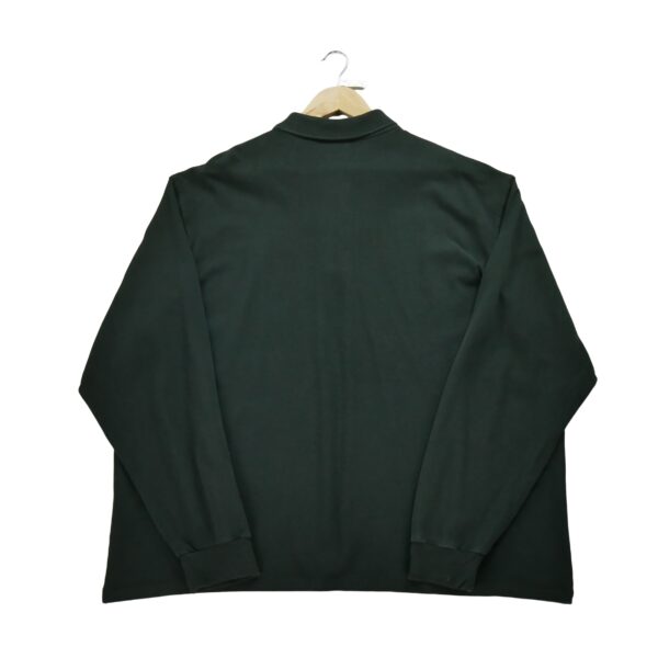 Polo manches longues homme noir Lacoste Col Polo