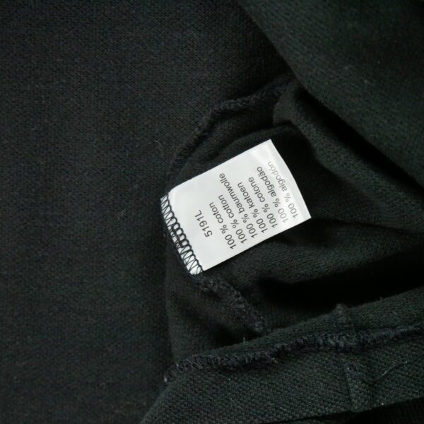 Polo manches longues homme noir Lacoste Col Polo