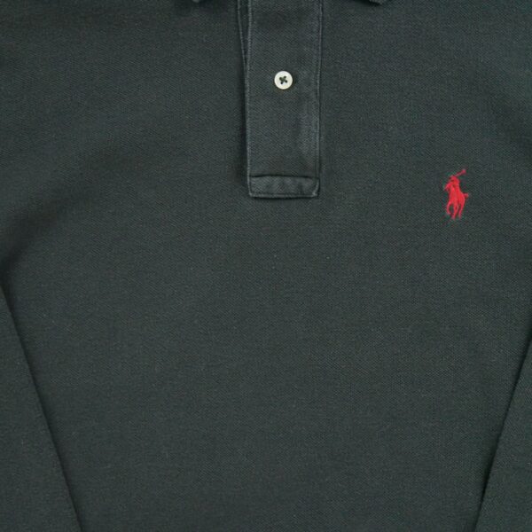 Polo manches longues homme noir Polo Ralph Lauren Col Polo