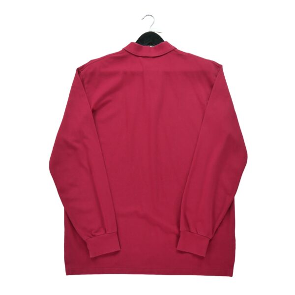 Polo manches longues homme rouge Polo Ralph Lauren Col Polo