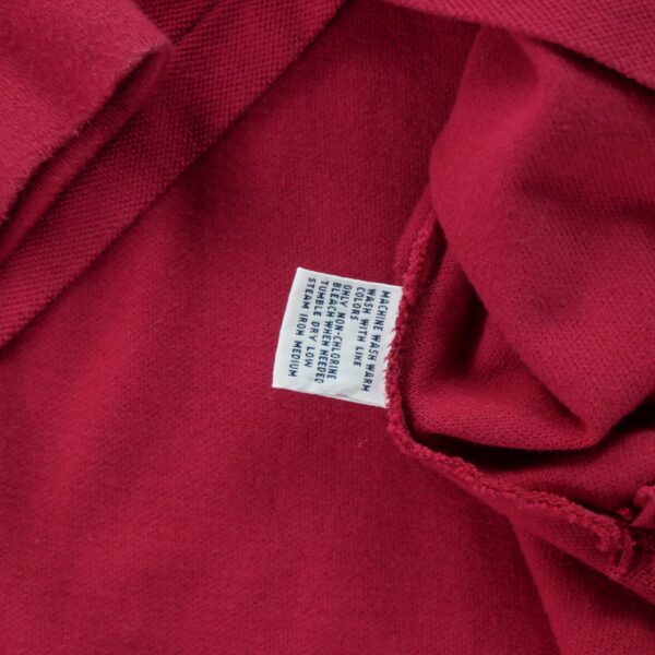 Polo manches longues homme rouge Polo Ralph Lauren Col Polo