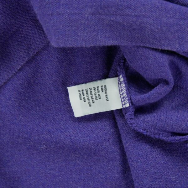Polo manches longues homme violet Polo Ralph Lauren Col Polo