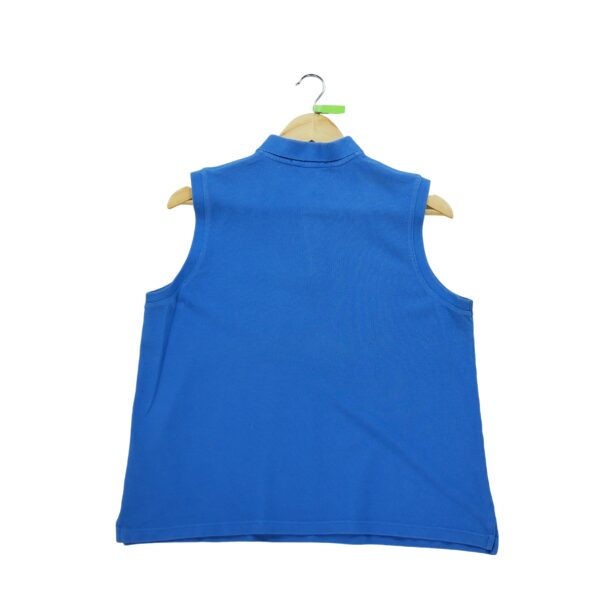 Polo sans manches femme bleu Polo Ralph Lauren Col Polo
