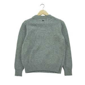 Pull femme manches longues gris Dior Motif imprime Col Rond
