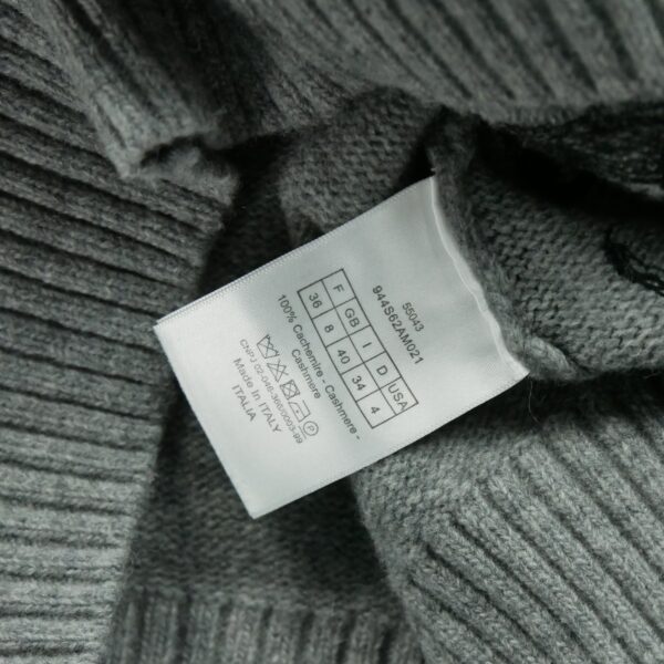 Pull femme manches longues gris Dior Motif imprime Col Rond