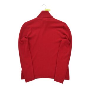 Pull femme manches longues rouge Polo Ralph Lauren Col Roule