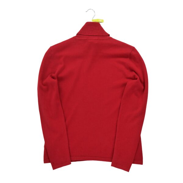 Pull femme manches longues rouge Polo Ralph Lauren Col Roule