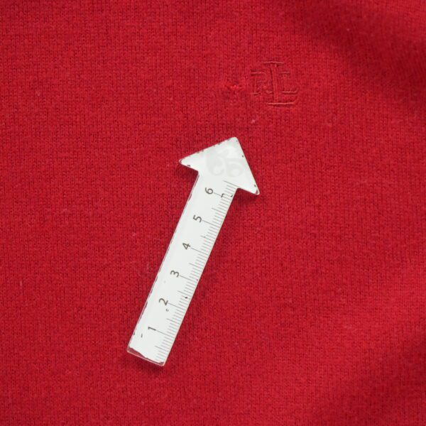 Pull femme manches longues rouge Polo Ralph Lauren Col Roule