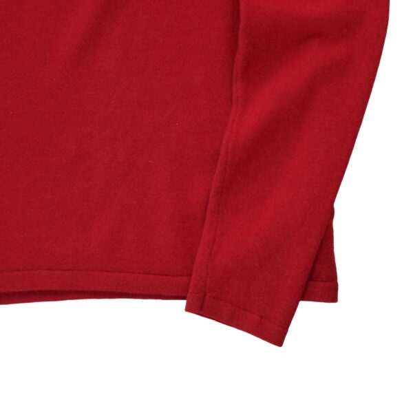 Pull femme manches longues rouge Polo Ralph Lauren Col Roule