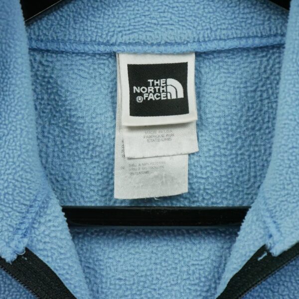 Pull polaires femme manches longues bleu clair The North Face Col Montant