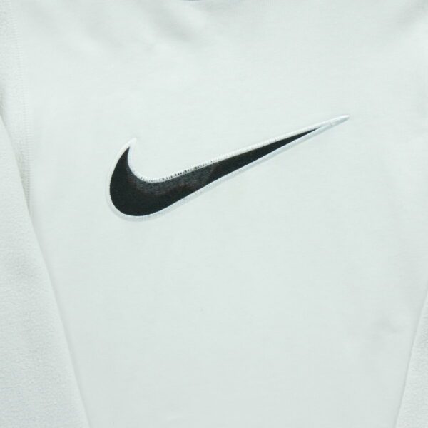 Pull polaires homme manches longues blanc Nike Col Rond