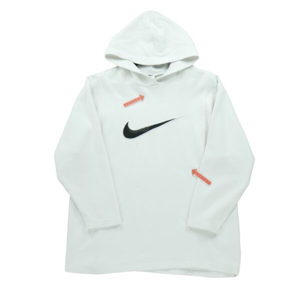 Pull polaires homme manches longues blanc Nike Col Rond