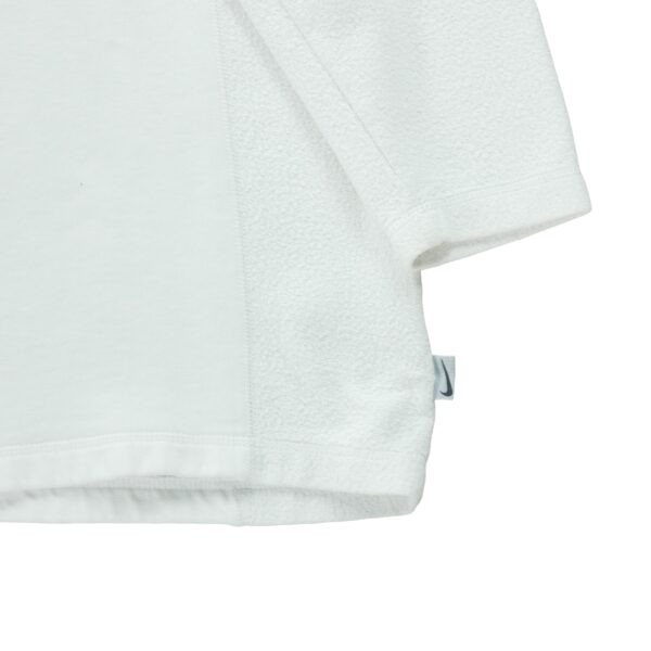 Pull polaires homme manches longues blanc Nike Col Rond