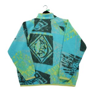 Pull polaires homme manches longues bleu Adidas Motif imprime Col Montant