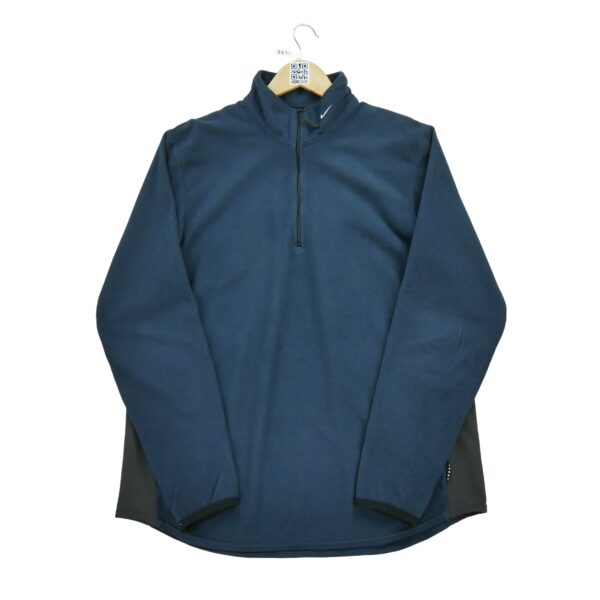 Pull polaires homme manches longues marine Nike Col Montant