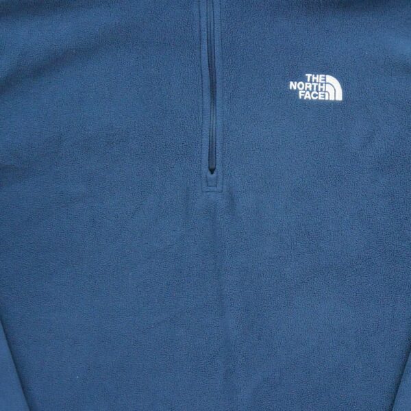 Pull polaires homme manches longues marine The North Face Col Montant