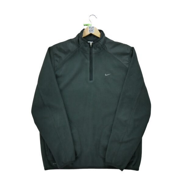 Pull polaires homme manches longues noir Nike Col Montant