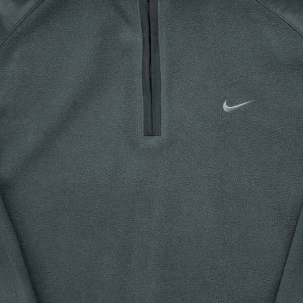 Pull polaires homme manches longues noir Nike Col Montant