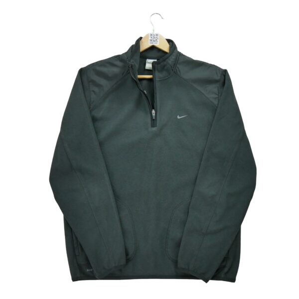 Pull polaires homme manches longues noir Nike Col Montant
