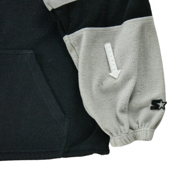 Pull polaires homme manches longues noir Starter Col Montant