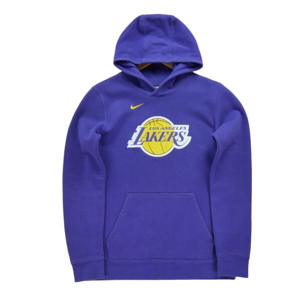 Sweat a capuche enfant manches longues violet Nike Motif imprime Col Rond Equipe Los Angeles Lakers