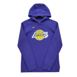 Sweat a capuche enfant manches longues violet Nike Motif imprime Col Rond Equipe Los Angeles Lakers
