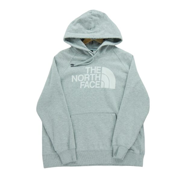 Sweat a capuche femme manches longues gris The North Face Col Rond