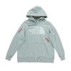 Sweat a capuche femme manches longues gris The North Face Col Rond
