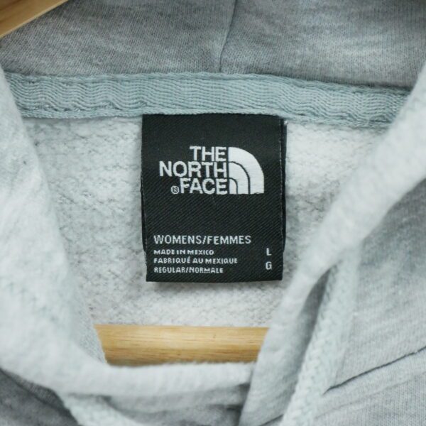Sweat a capuche femme manches longues gris The North Face Col Rond