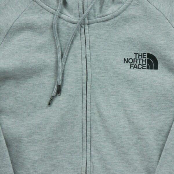 Sweat a capuche femme manches longues gris The North Face Motif chine Col Montant
