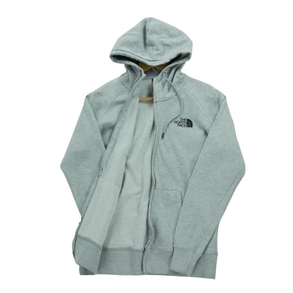 Sweat a capuche femme manches longues gris The North Face Motif chine Col Montant