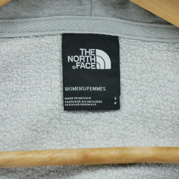 Sweat a capuche femme manches longues gris The North Face Motif chine Col Montant