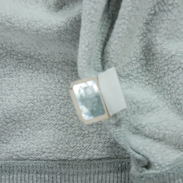 Sweat a capuche femme manches longues gris The North Face Motif chine Col Montant