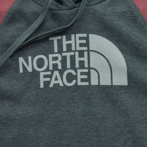 Sweat a capuche femme manches longues gris The North Face Motif chine Col Rond