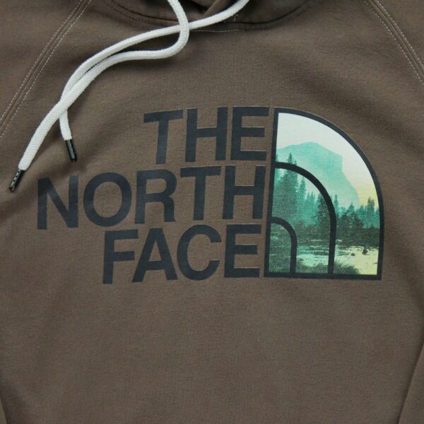 Sweat a capuche femme manches longues marron The North Face Col Rond