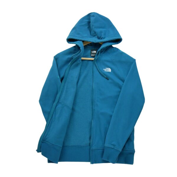 Sweat a capuche femme manches longues turquoise The North Face Col Rond