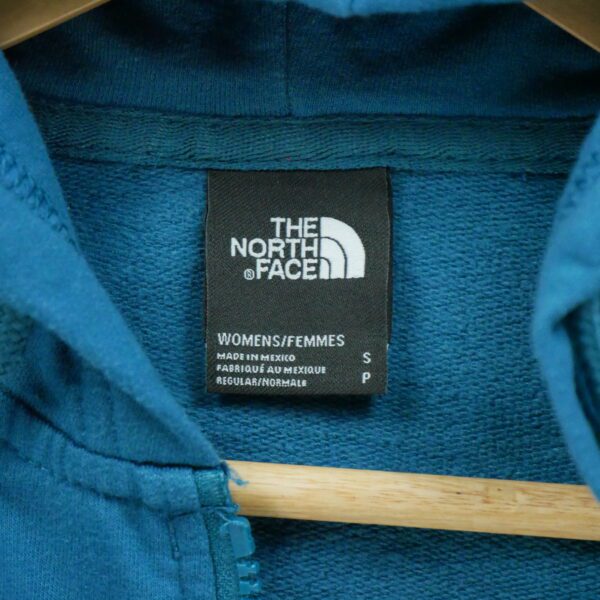 Sweat a capuche femme manches longues turquoise The North Face Col Rond