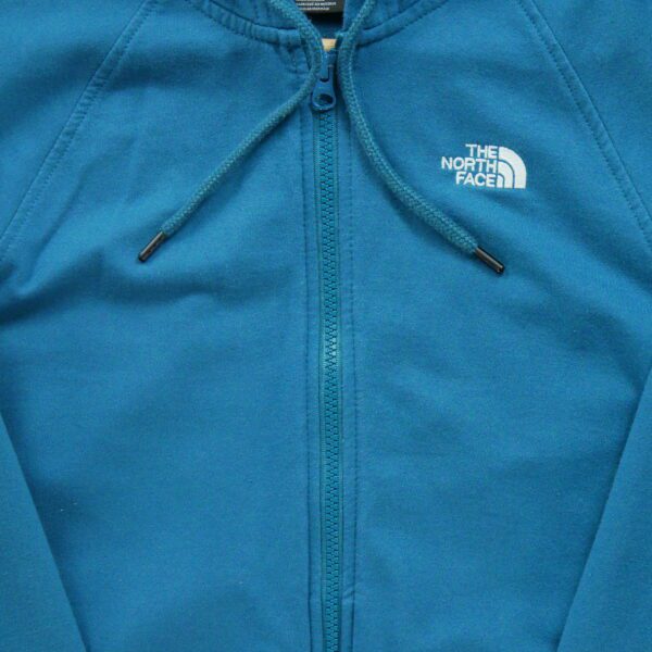 Sweat a capuche femme manches longues turquoise The North Face Col Rond