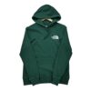 Sweat a capuche femme manches longues vert The North Face Col Rond