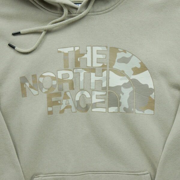 Sweat a capuche homme manches longues beige The North Face Motif imprime Col Rond