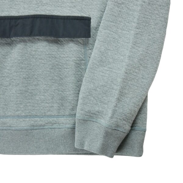 Sweat a capuche homme manches longues gris The North Face Col Montant