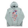 Sweat a capuche homme manches longues gris The North Face Motif chine Col Rond