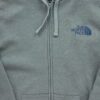 Sweat a capuche homme manches longues gris The North Face Motif chine Col Rond
