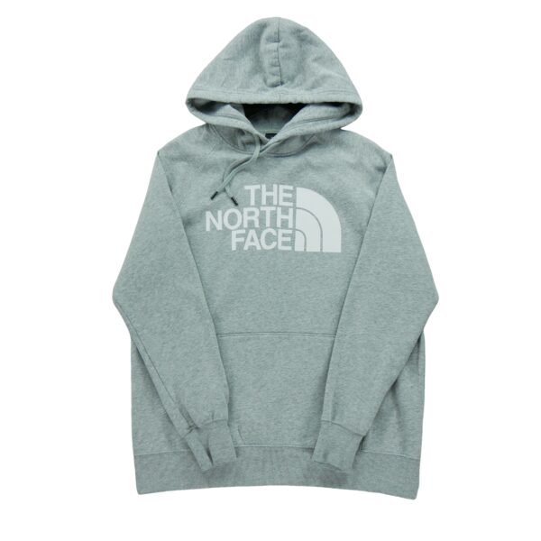 Sweat a capuche homme manches longues gris The North Face Motif chine Col Rond